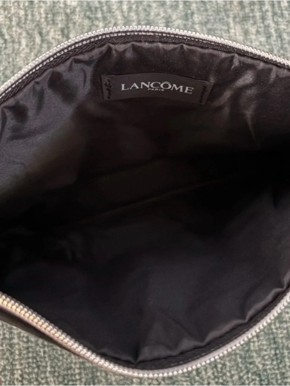 Lancôme Paris Women’s Large Black Makeup Cosmetic Case Bag Lot Storage Travel